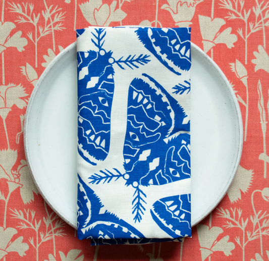Cobalt Linen Tea Towel