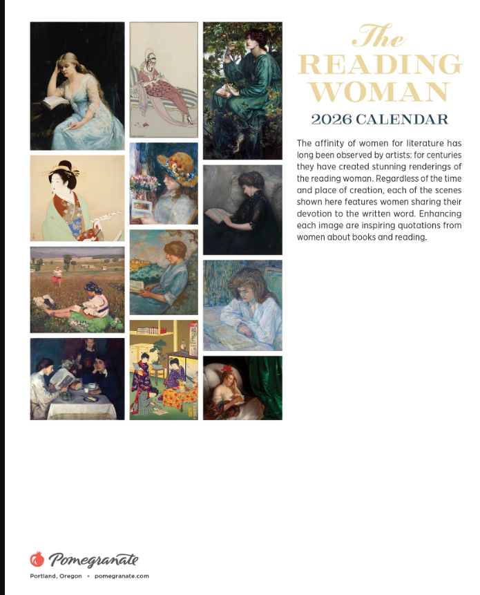 The Reading Woman 2026 Mini Calendar