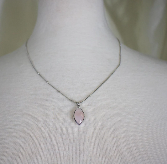 Suzie Rose Quartz Necklace