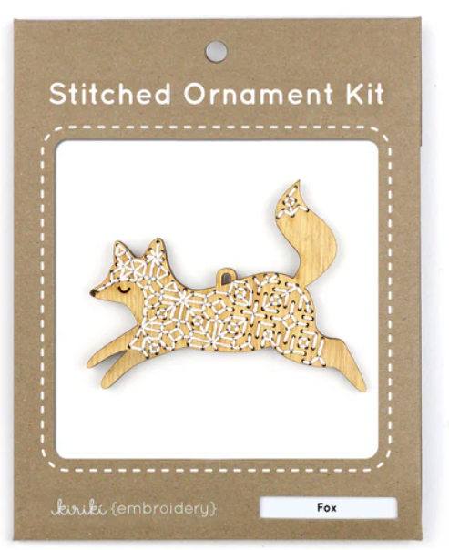 Fox Stitched Ornament Kit
