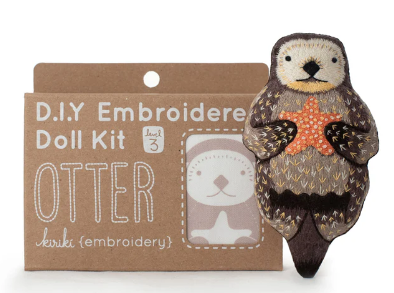 Otter Doll Embroidery Kit