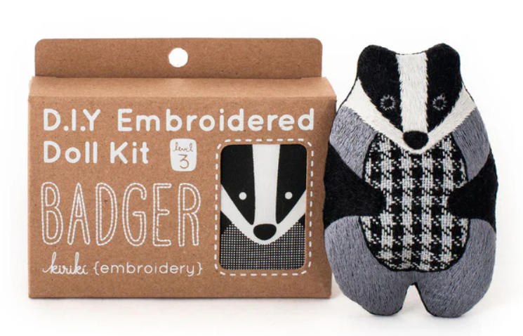 Badger Doll Embroidery Kit