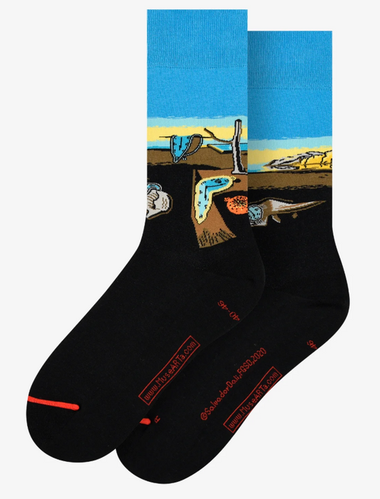 Lg Persistence of Memory Art Socks