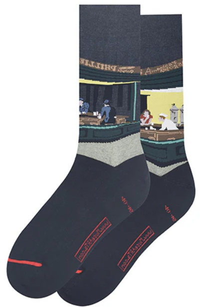 Lg Nighthawks Art Socks