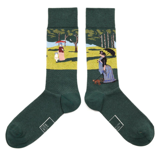 Sm Grande Jatte Art Socks