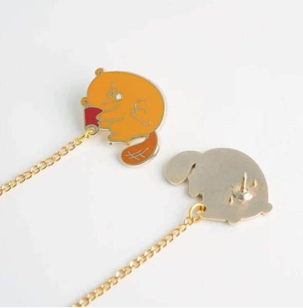 Beavers Chain Brooch