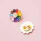 Rainbow Wheel Star Power Pin
