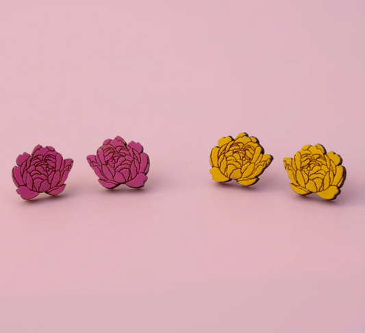 Peony Studs