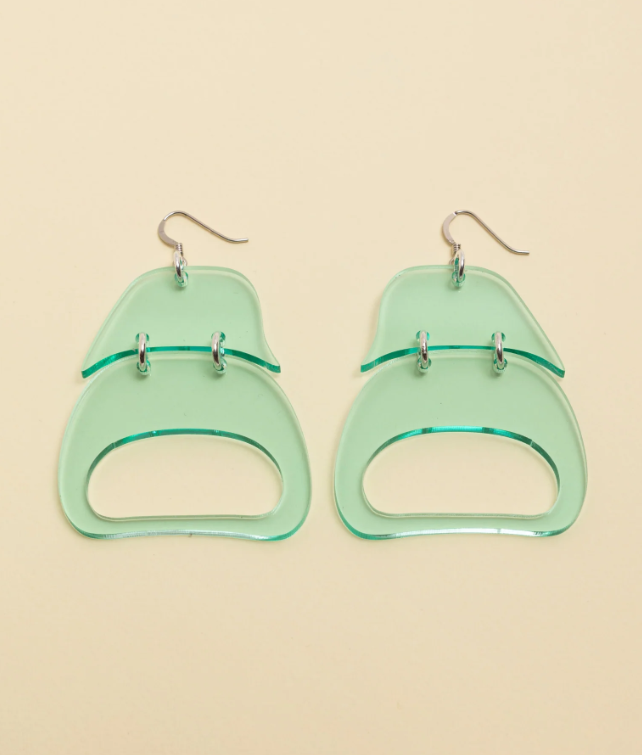Hollow Ovoid Earrings