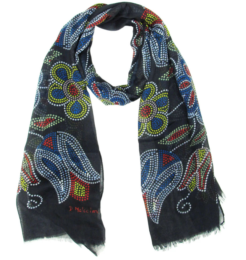 Silver Threads Scarf