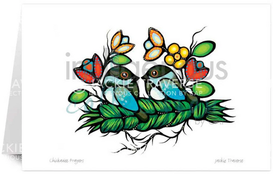Chickadee Prayers Card