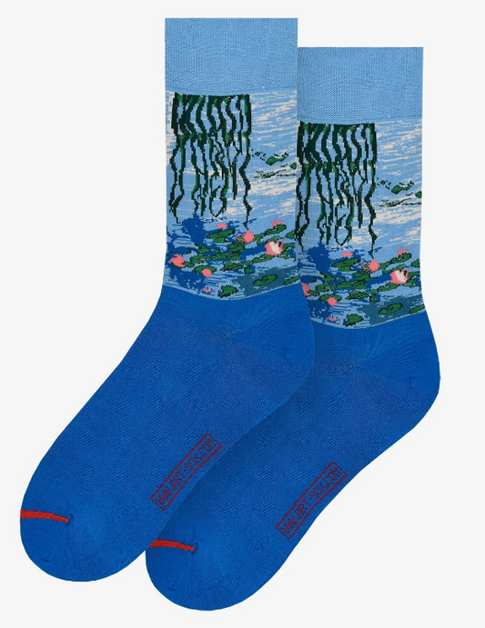 Sm Waterlilies Art Socks