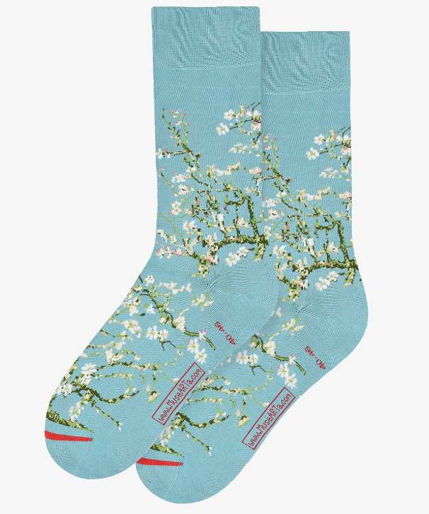 Sm Almond Blossom Art Socks