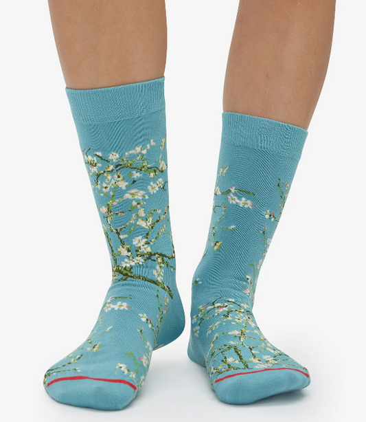 Sm Almond Blossom Art Socks