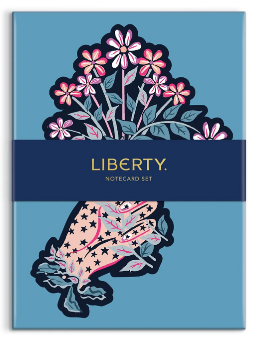 Liberty Hand Shaped Notecard Set