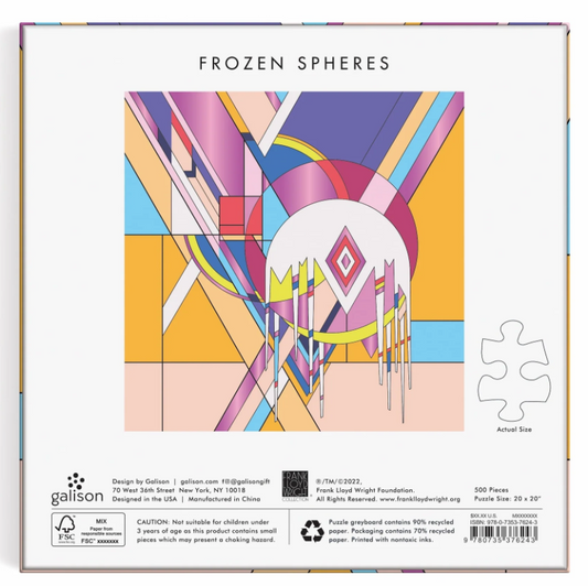 FLW Frozen Spheres 500pc Puzzle
