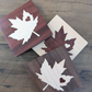 Maple Leaf Inlay Coaters