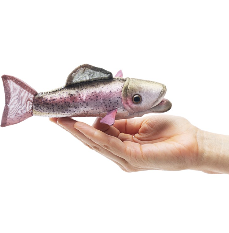 Mini Rainbow Trout Finger Puppet