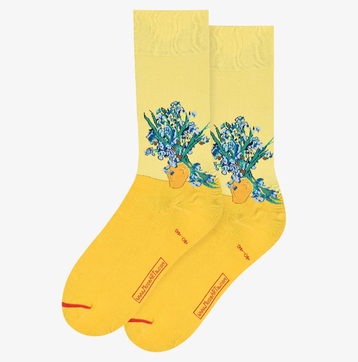 Sm Sunflowers Art Socks