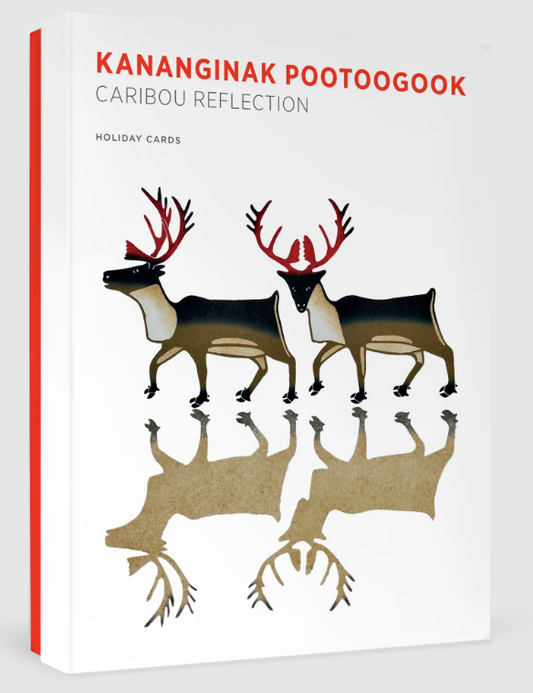 Kananginak Pootoogook: Caribou Reflection Holiday Cards
