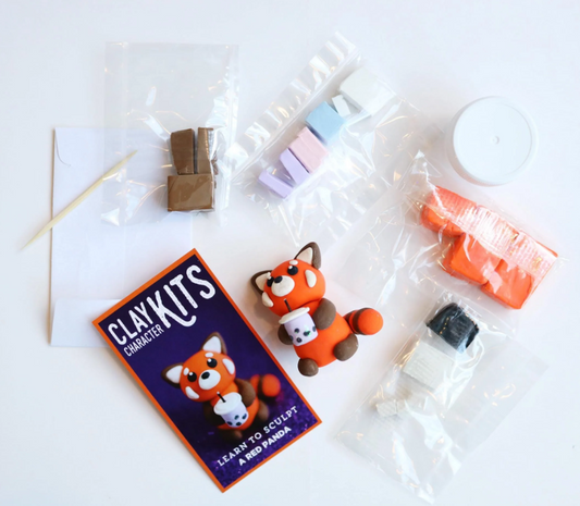 Red Panda DIY Polymer Clay Kit