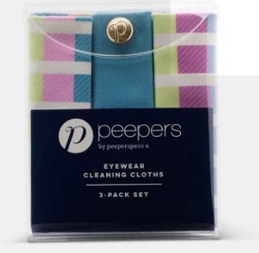 Peepers Cleaning Cloth Kit in Sherbet