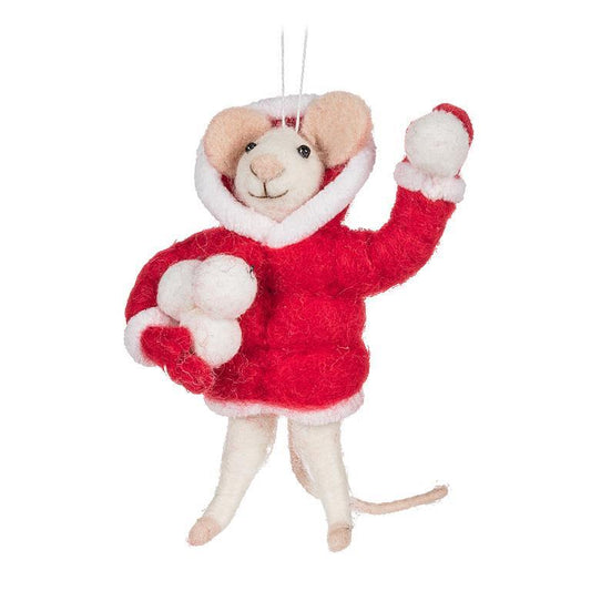 Mouse Snowballs Ornament