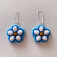 Strawberry Raised Flowers Blue