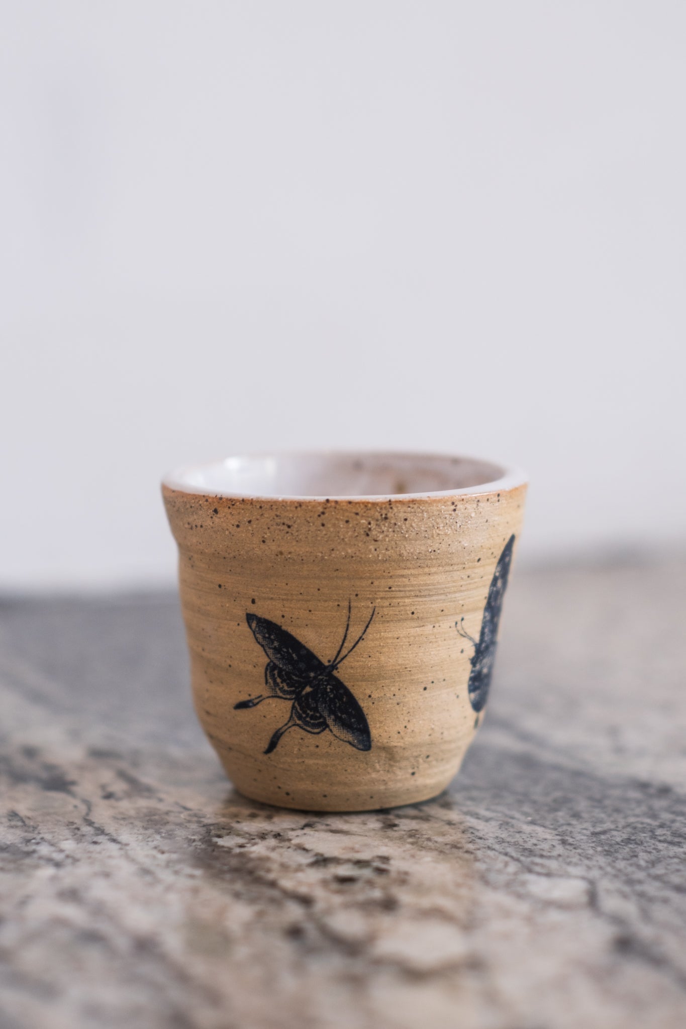 Two Butterflies Sake Cup