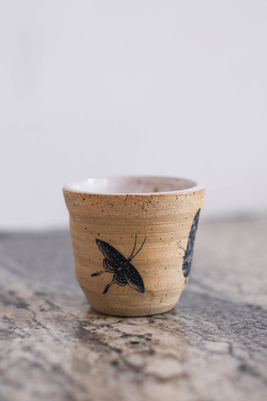 Two Butterflies Sake Cup