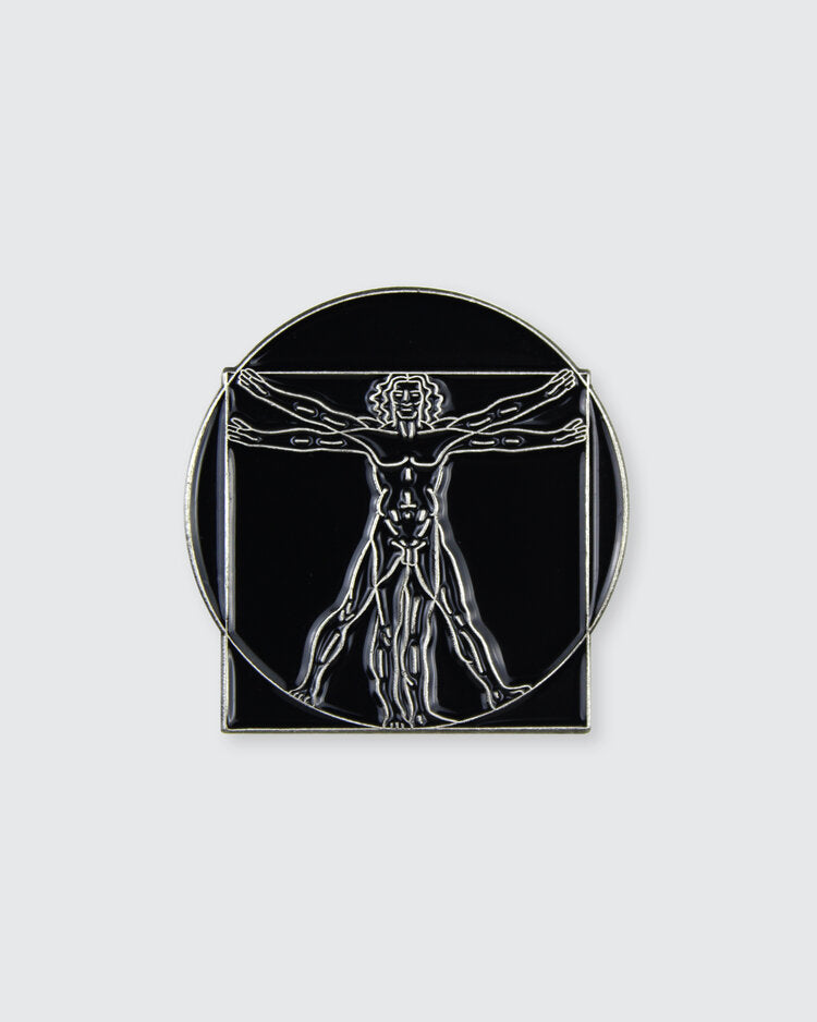 Vitruvian Man Pin