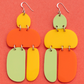 Remixed Stacked Ovoids Earrings