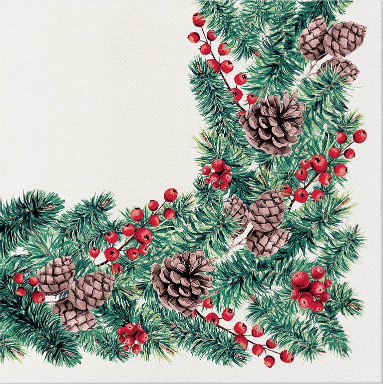 Winter Branches Dinner Napkins