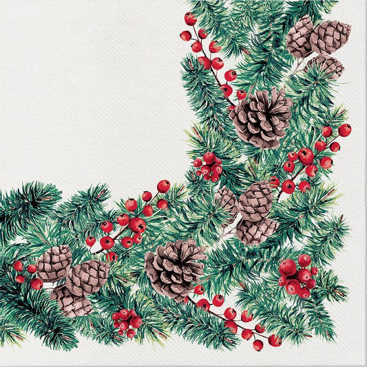 Winter Branches Dinner Napkins