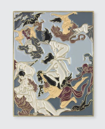 Witches Going to Sabbath Pin