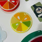 Glass Citrus Coasters