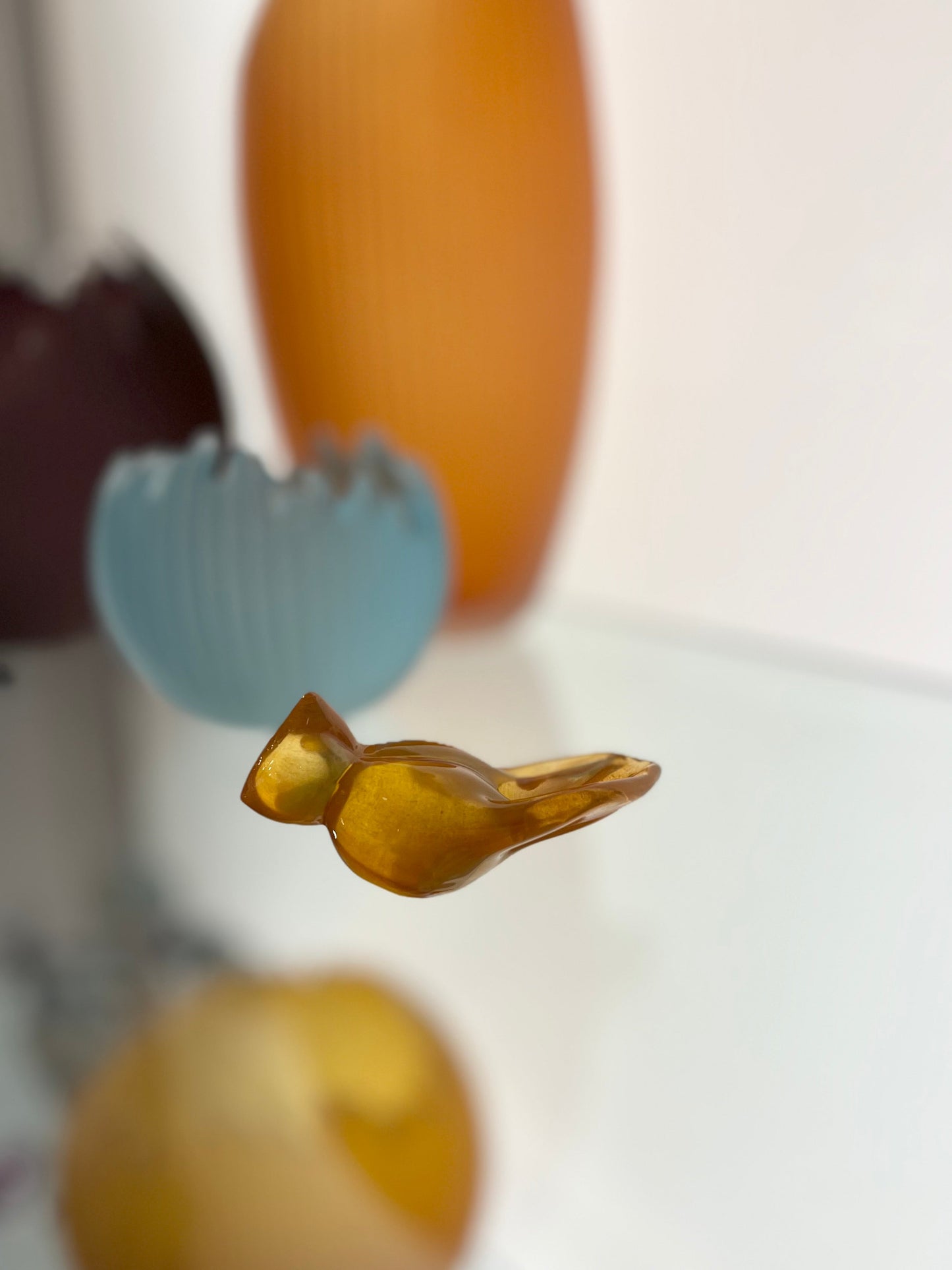 Colourful Glass Birds