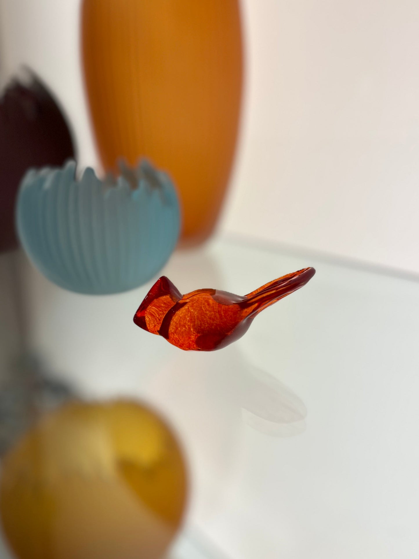 Colourful Glass Birds