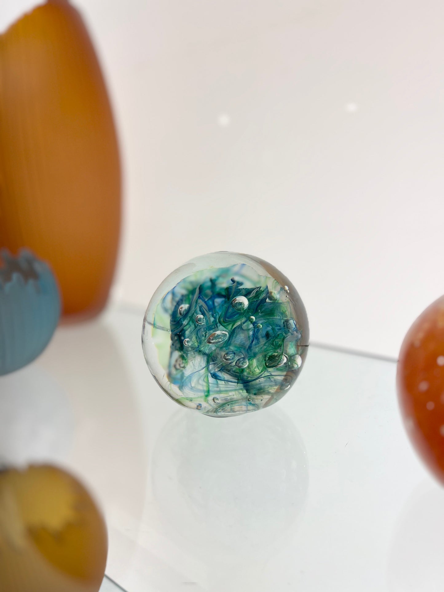 Glass Ocean Paperweight (Large)
