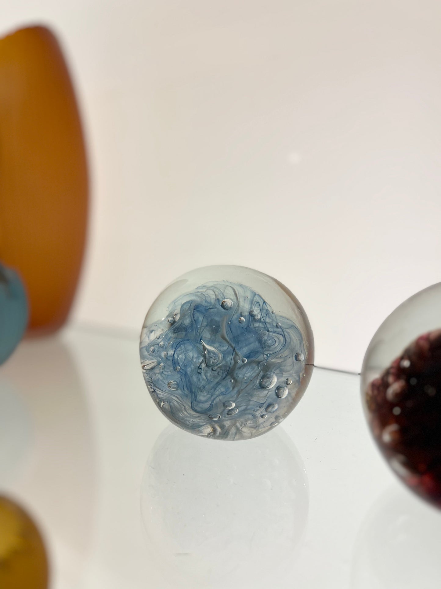 Glass Ocean Paperweight (Large)