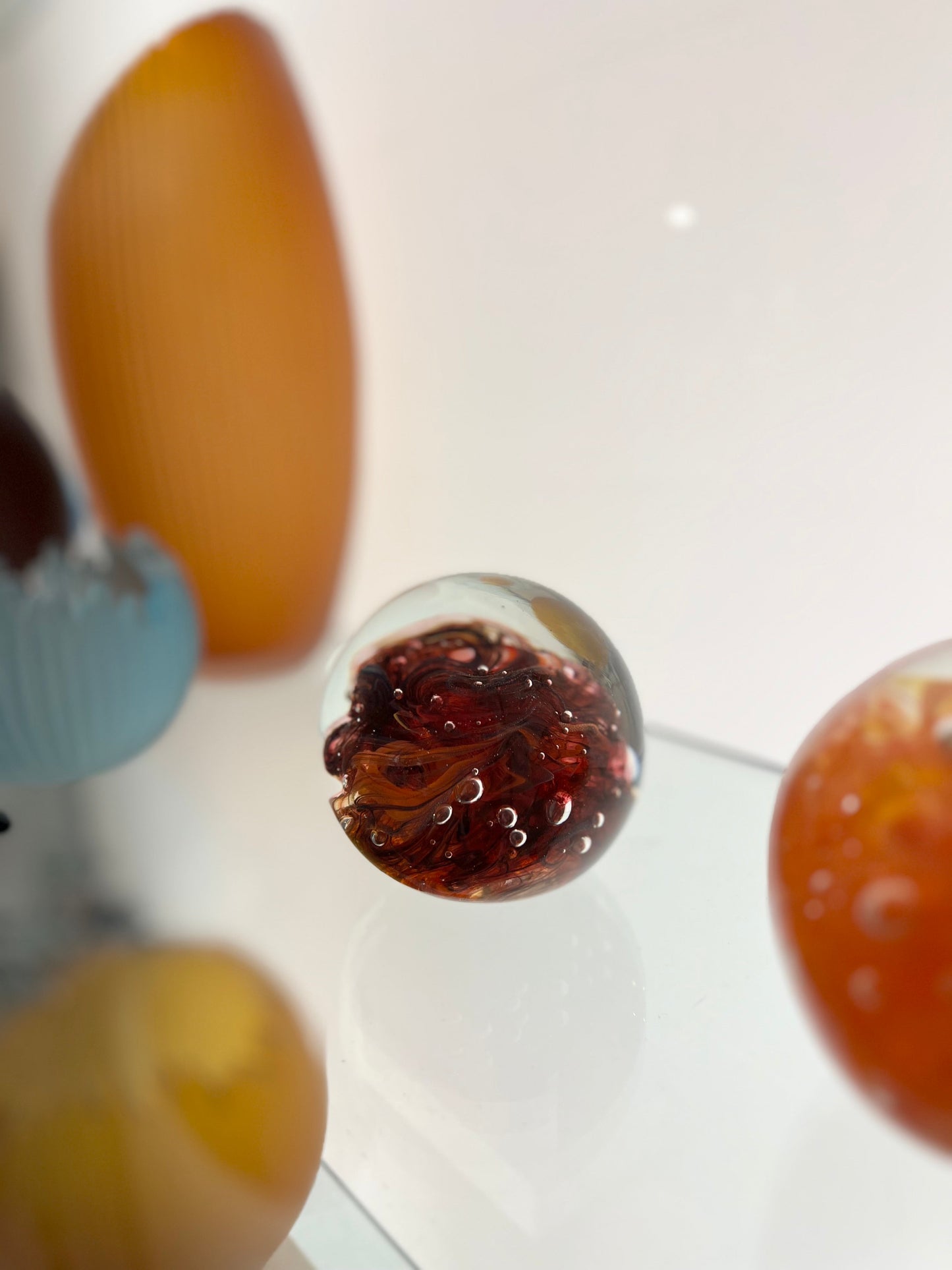 Glass Ocean Paperweight (Large)
