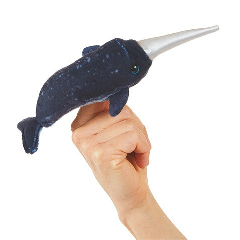 Mini Narwhal Finger Puppet