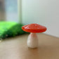 Glass Mushroom Paperweight