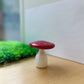 Glass Mushroom Paperweight