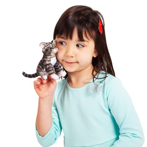 Tabby Cat Finger Puppet