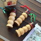 Wooden Snowman Ornament