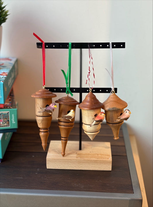 Wooden Birdhouse Ornament