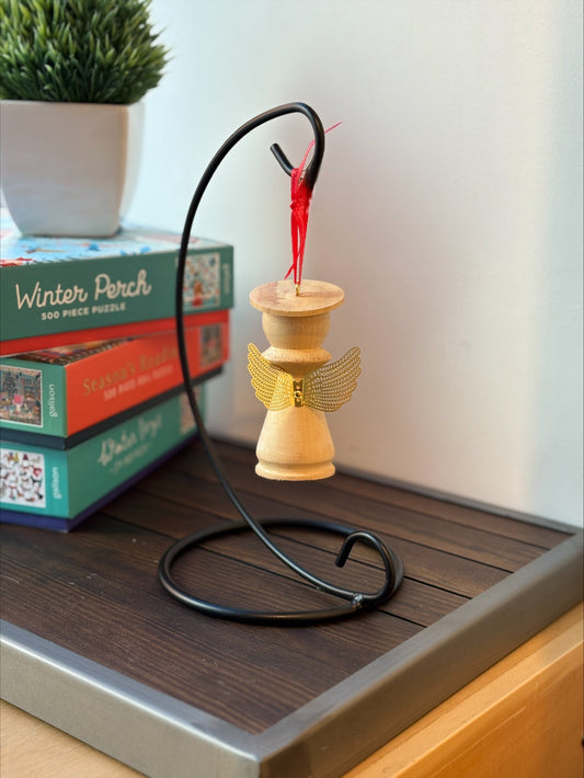 Wooden Angel Ornament