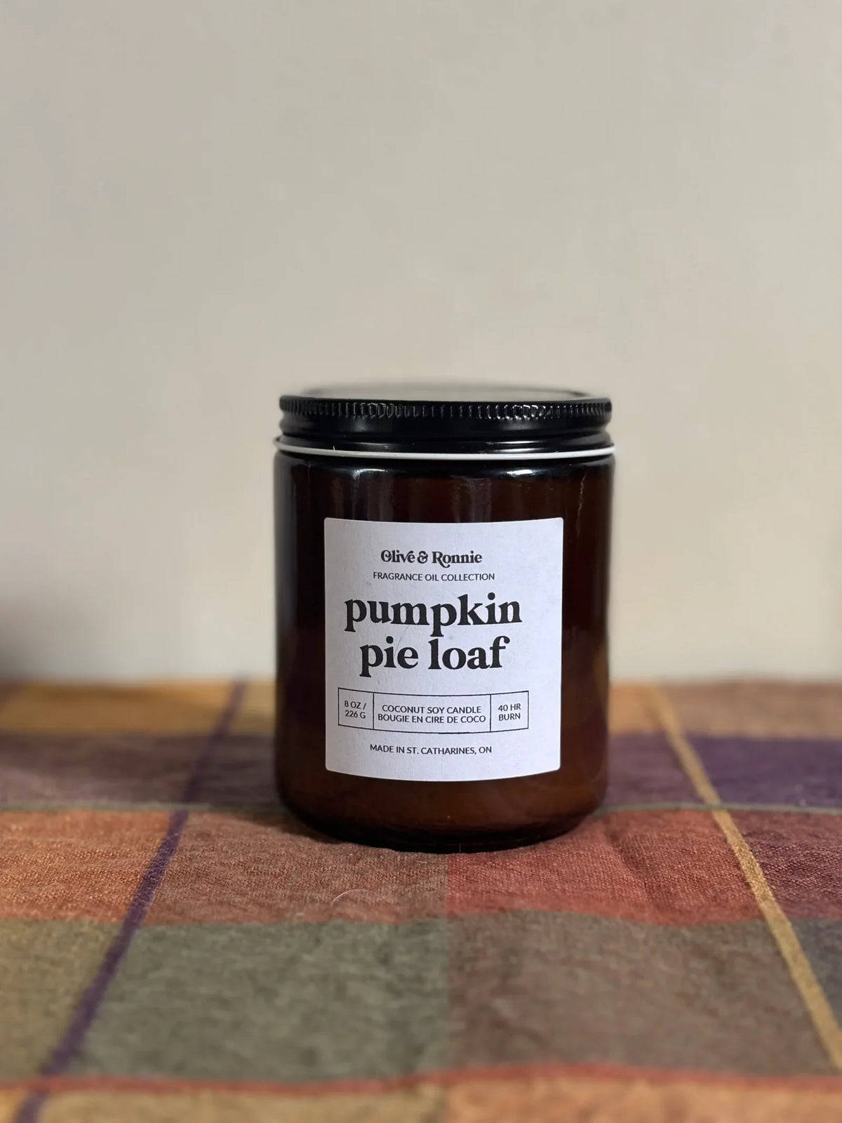Pumpkin Pie Loaf Candle