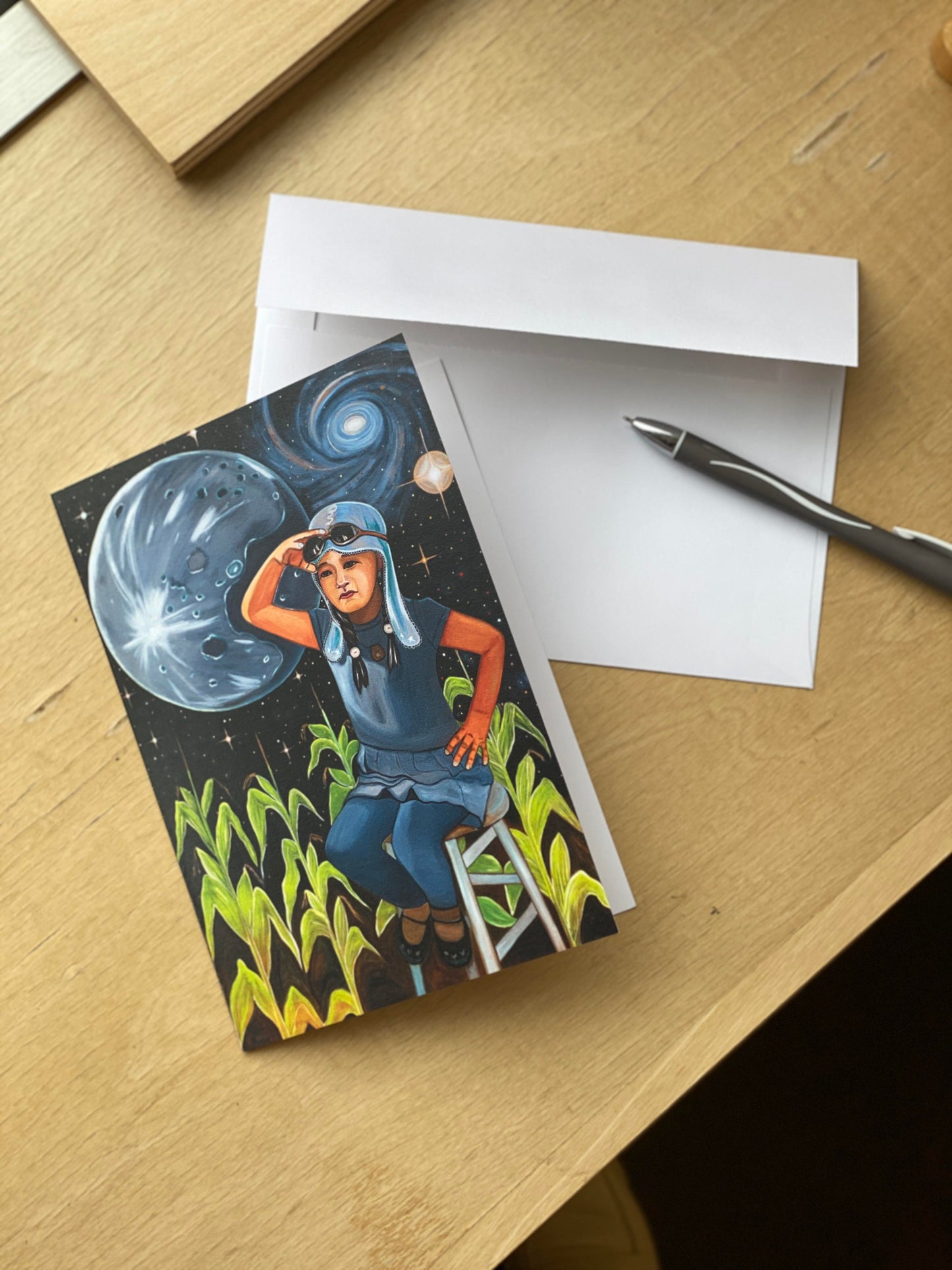 Raven's World 5x7 Notecard